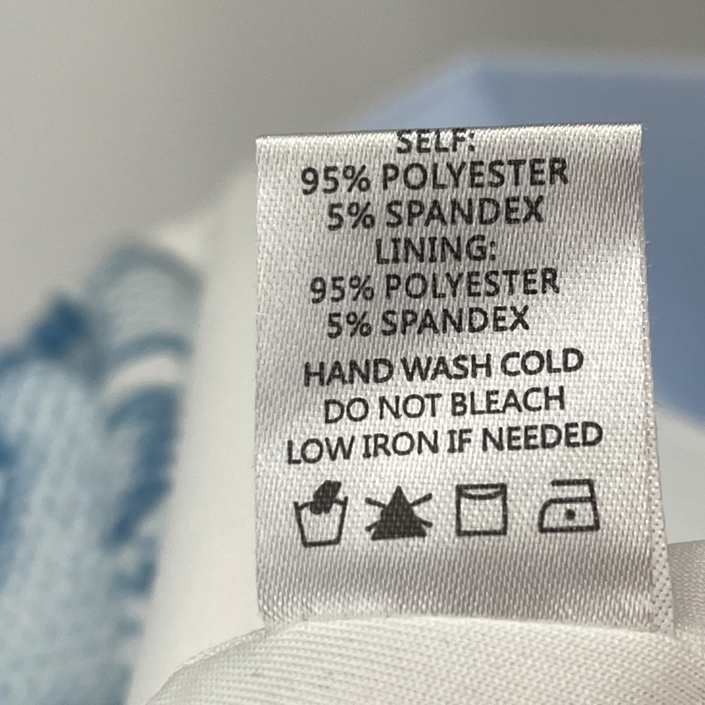 New Blue Blush Snakeskin Snake Python Print Plung… - image 8